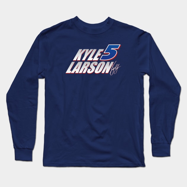 Kyle Larson Long Sleeve T-Shirt by Nagorniak